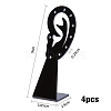 Ear Shape Opaque Acrylic Earring Display Stands EDIS-WH0022-05A-2