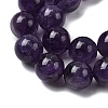Round Natural Amethyst Gemstone Bead Strands G-J333-01-12mm-4