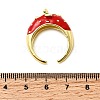 Brass Adjustable Cuff Rings RJEW-C143-01A-G-5