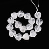 Natural Quartz Crystal Beads Strands G-P570-E21-01-3