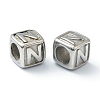Tarnish Resistant 304 Stainless Steel European Beads STAS-H145-01N-P-1