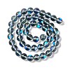 Synthetic Moonstone Beads Strands G-E573-02B-29-3