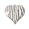 304 Stainless Steel Pendants STAS-H225-09P-1