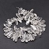 Natural Quartz Crystal Nuggets Beads Strands G-E271-52-2