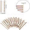 Ladder Unfinished Wooden Ornaments WOOD-WH0100-31-2