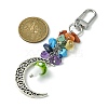 Moon Alloy Pendant Decoraiton HJEW-JM01393-01-2