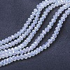 Electroplate Glass Beads Strands EGLA-A044-J8mm-B06-1