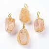 Natural Citrine Big Pendants G-A172-15C-1