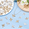 ARRICRAFT 40Pcs 2 Colors Brass Pendants KK-AR0003-32-4