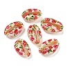 Printed Natural Shell Beads BSHE-G037-01J-1