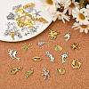 2Bags 2 Colors Tibetan Style Alloy Pendants FIND-YW0007-75-2