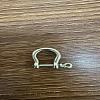 Brass D-Ring Anchor Shackle Clasps KK-WH0020-02-1-1
