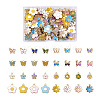 Fashewelry 128Pcs 8 Style Alloy Enamel Pendants ENAM-FW0001-05-2