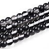 Baking Paint Transparent Glass Beads X1-DGLA-N011-6mm-10-1