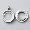 304 Stainless Steel Locket Pendants STAS-WH0044-13A-P-3