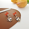 Alloy Enamel Pendants ENAM-CJC0004-37-6