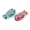 Painted Glass Beads GLAA-T025-40M-2