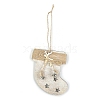 Wooden Pendant Decorations with Bell XMAS-PW0001-173E-1