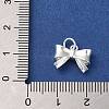 925 Sterling Silver Bowknot Charms STER-K180-01S-3