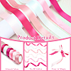 6 Rolls 6 Colors Polyester Ribbon OCOR-CP0001-27C-6