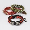 Nylon Cord Bracelets BJEW-P199-09-1