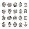 50Pcs 10 Style Tibetan Style Alloy Pendants PALLOY-CJ0001-03-1