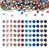 Pointed Back Glass Rhinestone Cabochons RGLA-YS0001-04A-2