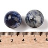 Natural Sodalite No Hole Sphere Beads G-K353-04D-08-3