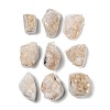 9Pcs Electroplate Natural Citrine Cluster Display Decorations G-H084-01C-2