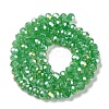 Baking Electroplate Glass Beads Strands LS-DGLA-A039-J6MM-B03-3