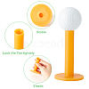 AHADERMAKER 12Pcs 3 Colors Rubber Golf Tee Holders for Practice & Driving Range Mat AJEW-GA0005-83-4