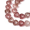 Natural Strawberry Quartz Beads Strands G-N342-93-3