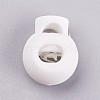 Plastic Iron Spring Cord Locks X-FIND-WH0017-13-1