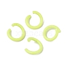 Spray Painted Iron Open Jump Rings IFIN-T017-04B-28-1