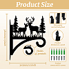 Iron Hanging Plant Hanger Bracket HJEW-WH0095-036-2