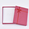 Jewelry Cardboard Boxes with Flower(Color Random Delivery) and Sponge Inside CBOX-R023-1-3