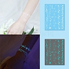 Luminous Removable Temporary Water Proof Tattoos Paper Stickers PW-WG69616-14-1