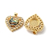 Real 18K Gold Plated Brass Pendants KK-L209-005G-04-2