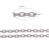 Tarnish Resistant 304 Stainless Steel Cable Chains CHS-K001-96-3.5mm-2