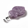 Natural Gemstone Pendants G-F714-01-4