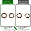 Brass Saw Cut Open Jump Rings KK-G514-01I-R-3