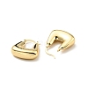 Rack Plating Brass Chunky Trapezoid Hoop Earrings for Women EJEW-G288-36G-2
