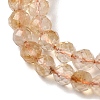 Natural Citrine(Heated) Beads Strands G-G155-B03-02A-6