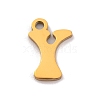 201 Stainless Steel Charms STAS-U016-01G-Y-1