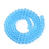 Transparent Glass Beads Strands EGLA-A044-T6mm-MD08-3