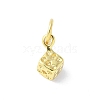 925 Sterling Silver Dice Charms STER-M093-02G-1