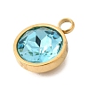 Birthstone Theme December 304 Stainless Steel Pendants STAS-K239-01G-A12-2