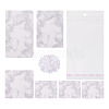 Yilisi 80Pcs 4 Style Cardboard Jewelry Marble Pattern Earring Display Cards CDIS-YS0001-02-10