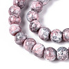 Baking Paint Glass Beads Strands DGLA-N016-6mm-03-3