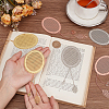 6Pcs 3 Colors Brass Bookmarks AJEW-PH0012-51-3